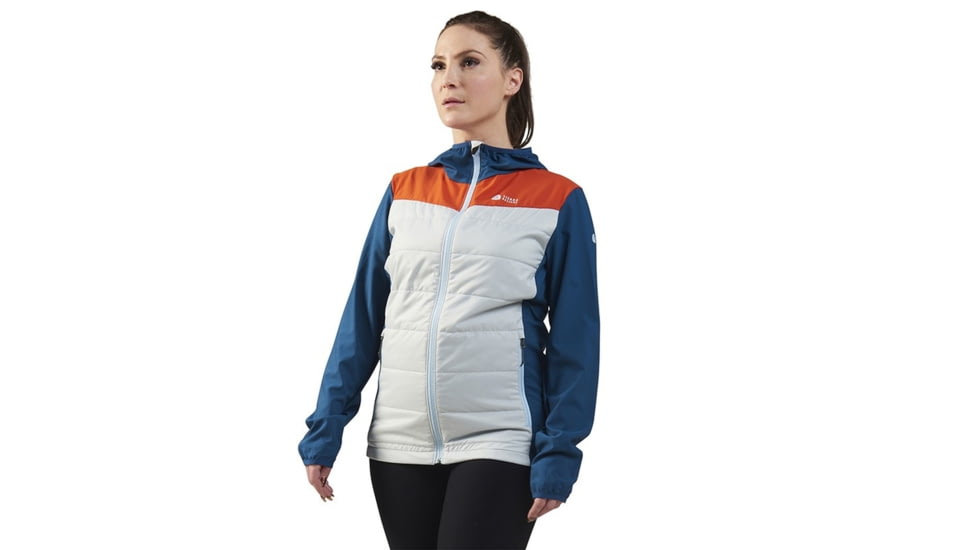 Sierra Designs Borrego Hybrid Jacket - Womens, Bering Blue/Ice Blue, Extra Large, 33595520BER-XL