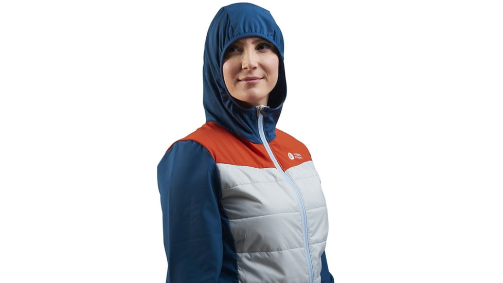 Sierra Designs Borrego Hybrid Jacket - Womens, Bering Blue/Ice Blue, Extra Large, 33595520BER-XL
