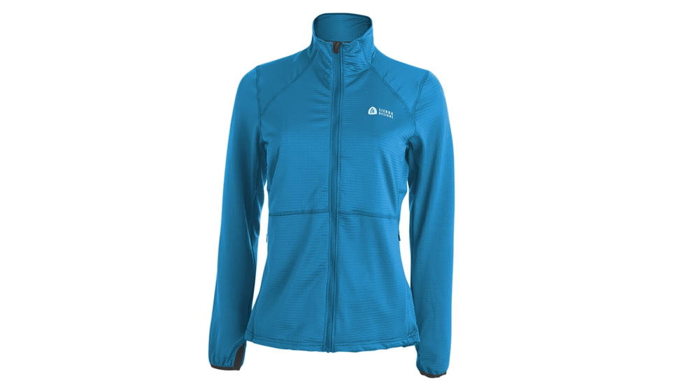 Sierra Designs Cold Canyon Full-Zip Fleece - Womens, Majorca Blue/Grey, Extra Small, 35595019MAJ-XS