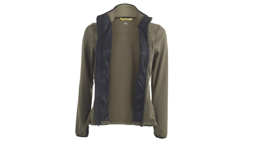 Sierra Designs Cold Canyon Full-Zip Fleece - Womens, Olive/Black, Extra Small, 35595019OV-XS