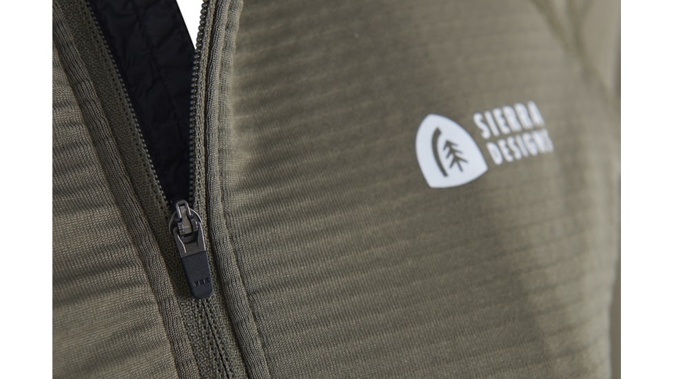 Sierra Designs Cold Canyon Full-Zip Fleece - Womens, Olive/Black, Extra Small, 35595019OV-XS