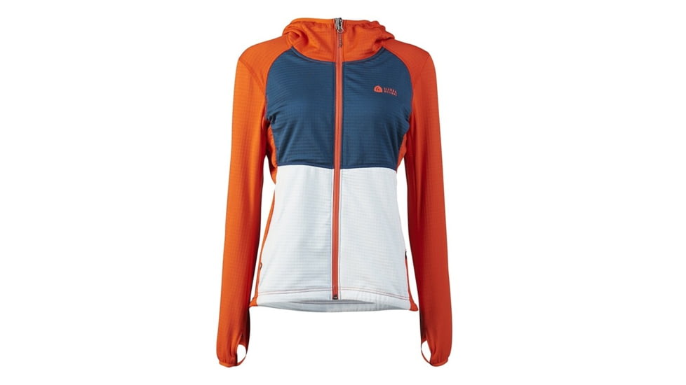 Sierra Designs Cold Canyon Hoodie - Womens, Bering Blue/Poppy, Small, 33595320POP-SM