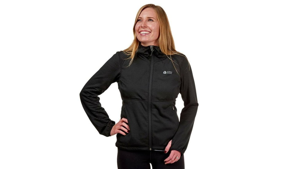 Sierra Designs Cold Canyon Hoodie - Womens, Black, Small, 33595320BK-SM