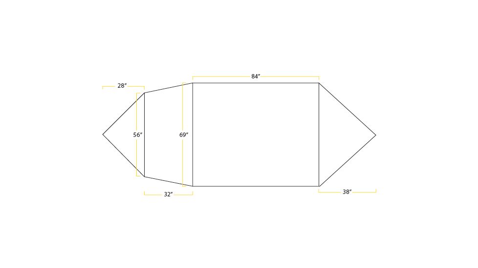 Sierra Designs Convert 3 Tent - 3 Person, 4 Season-Yellow/Blue