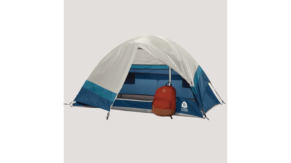 Sierra Designs Cresent 2 Person Dome Tent, Blue, 90154720T