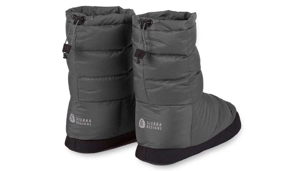 Sierra Designs Dridown Bootie, Grey, Large, 44594820GY-LG