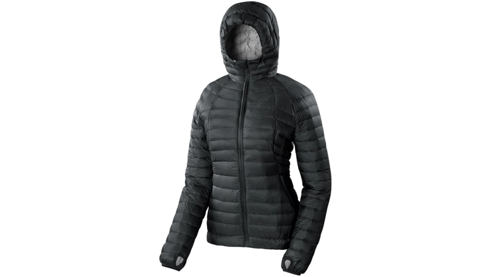 Sierra Designs Elite Dridown Hoody - Womens-Black-Medium