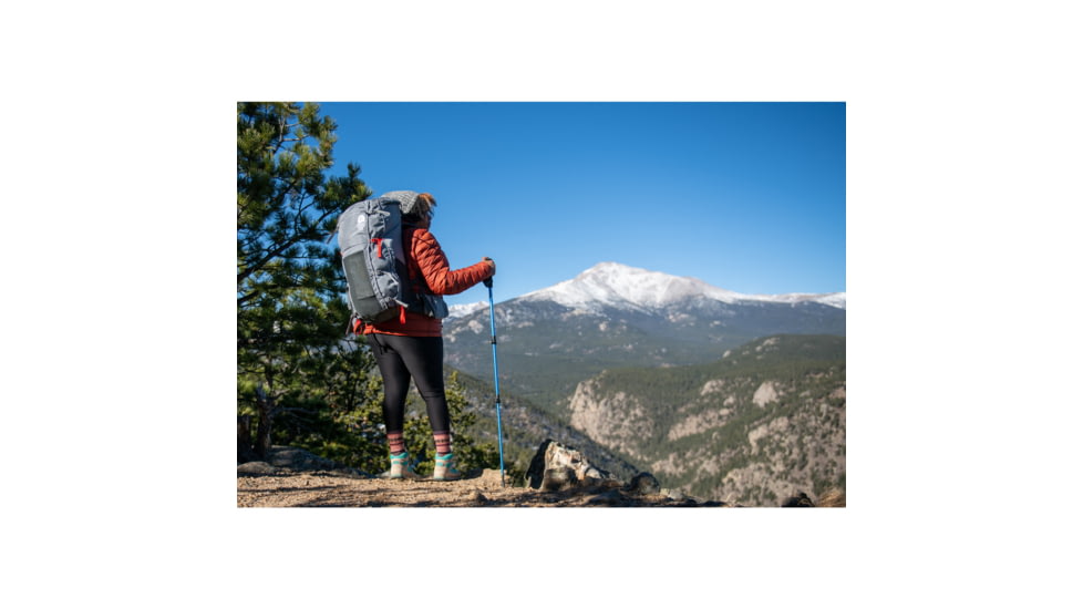 Sierra Designs Flex Trail 40-60 L Backpack, Dove/Peat, 80710623WD