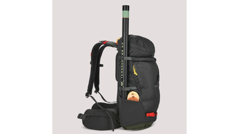 Sierra Designs Flex Hike 20-30L Backpacks, Peat/Fiery Red, 80711823PT