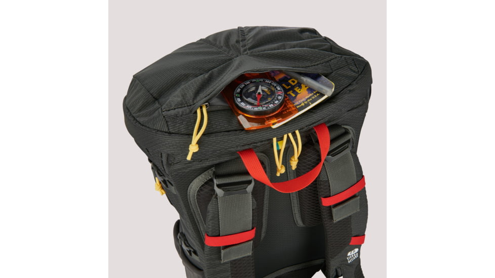 Sierra Designs Flex Hike 20-30L Backpacks, Peat/Fiery Red, 80711823PT
