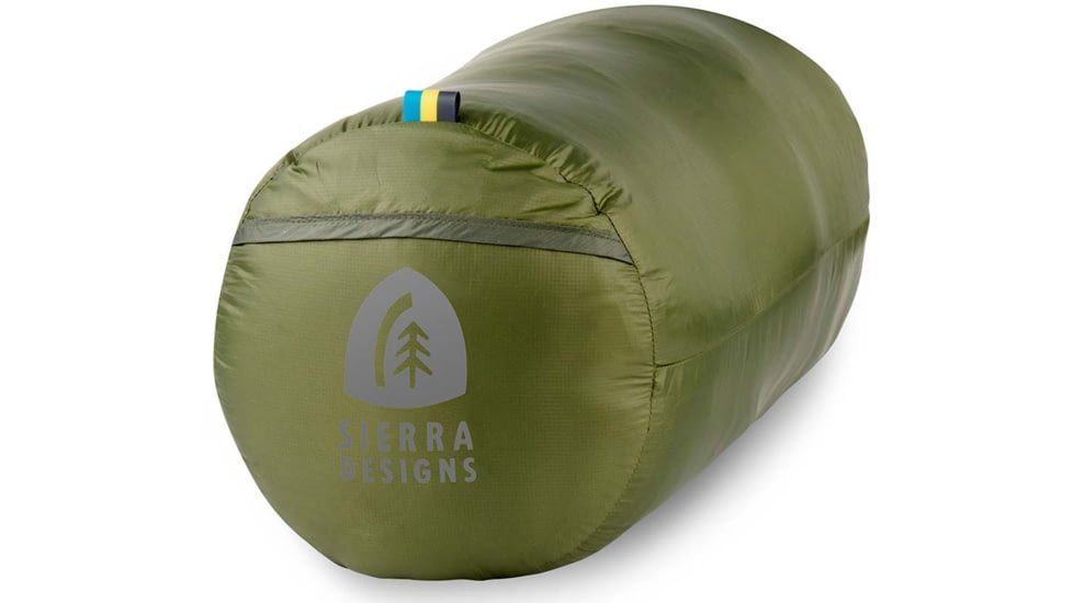 Sierra Designs Get Down 550F 20 Deg Sleeping Bag, Green, Regular, 70614521R