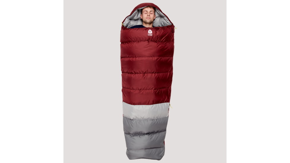 Sierra Designs Indy Pass Down 30 Deg Sleeping Bag, 80in, 70620722