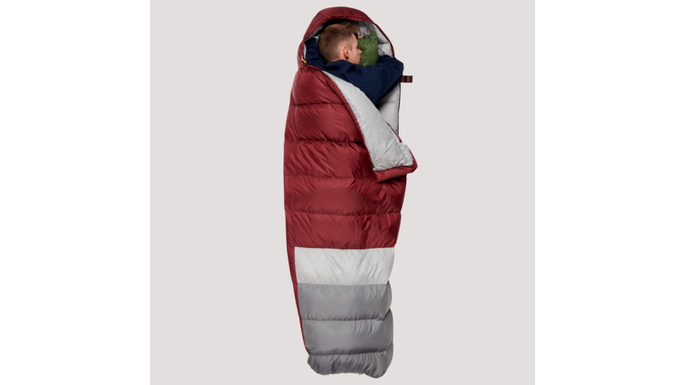 Sierra Designs Indy Pass Down 30 Deg Sleeping Bag, 80in, 70620722