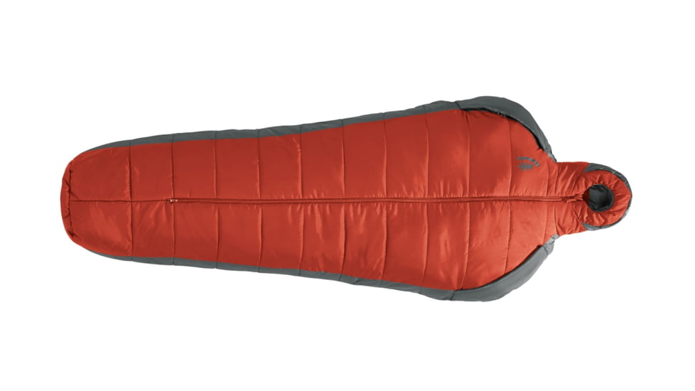 Sierra Designs Mobile Mummy Synthetic - 1.5 Season Sleeping Bag-Pompeian Red-Long