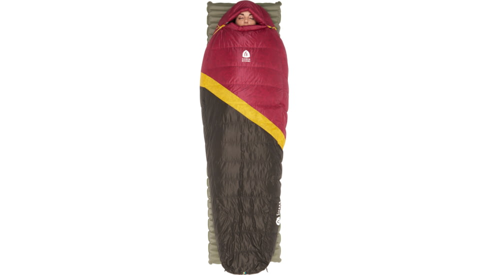Sierra Designs Nitro 800F 20 Degrees Sleeping Bag - Womens, Purple/Yellow/Black, Regular, 70604424R