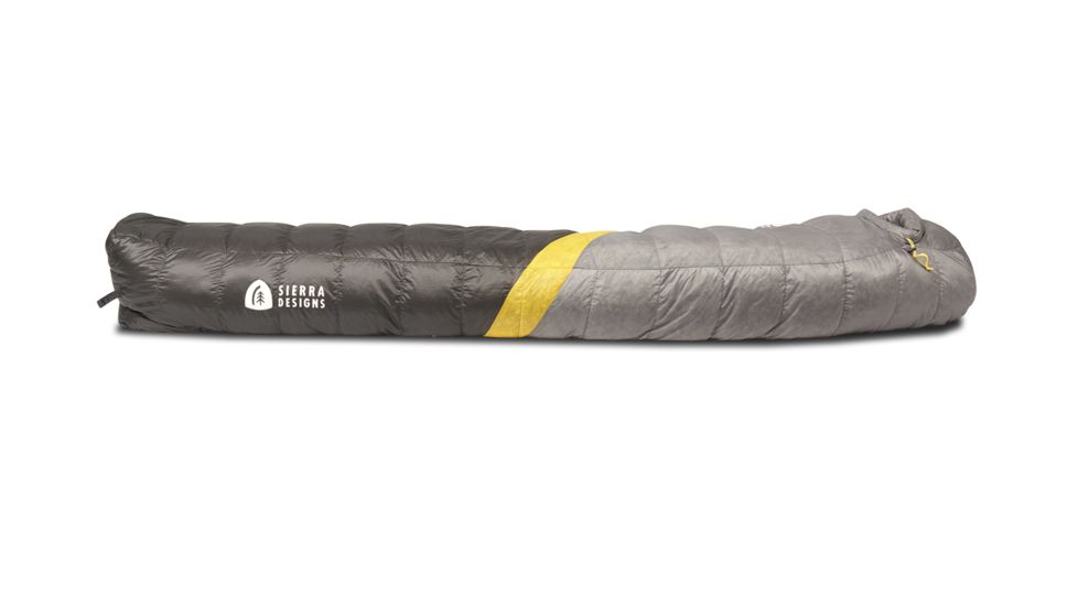 Sierra Designs Nitro UL 0 Sleeping Bag 800 DriDown - Women's-Light Grey/Light Blue-Regular