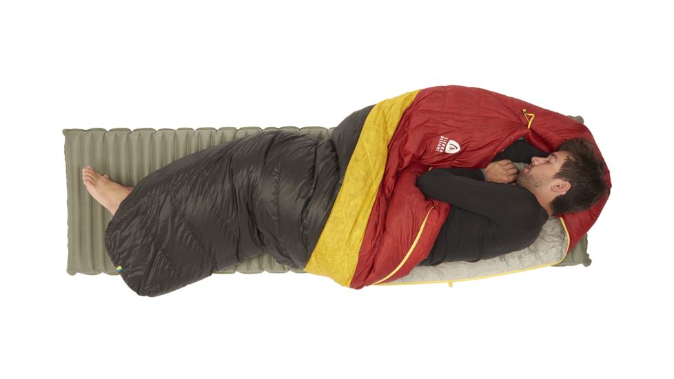 Sierra Designs Nitro UL 20 Sleeping Bag 800 DriDown-Red/Yellow/Peat-Regular