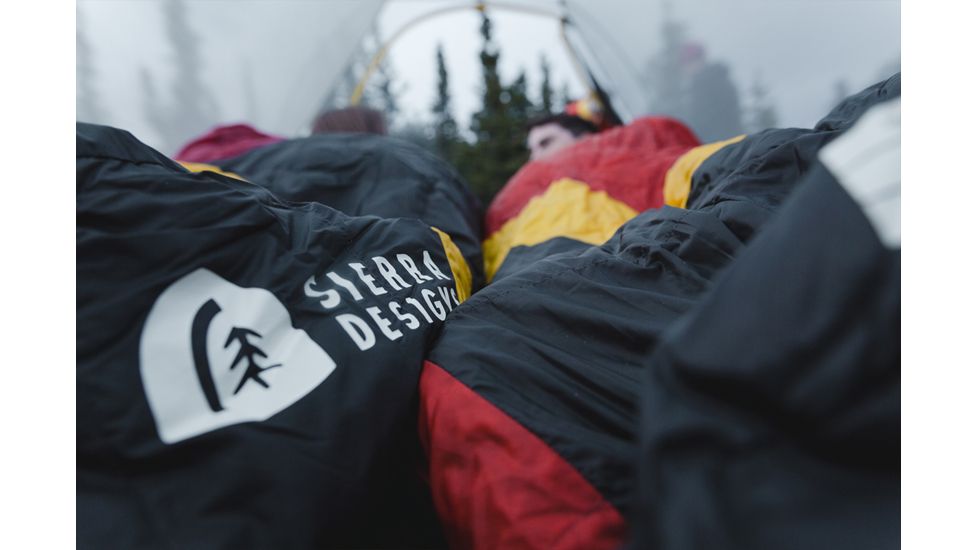 Sierra Designs Nitro UL 20 Sleeping Bag 800 DriDown-Red/Yellow/Peat-Regular