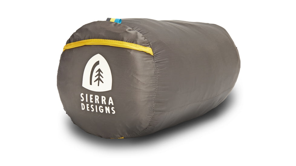 Sierra Designs Nitro UL 20 Sleeping Bag 800 DriDown - Women's-Sangria/Yellow/Peat-Regular