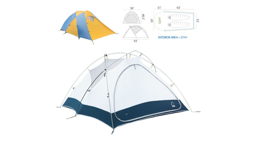 Sierra Designs Omega 2 Tent - 2 Person, 4 Season