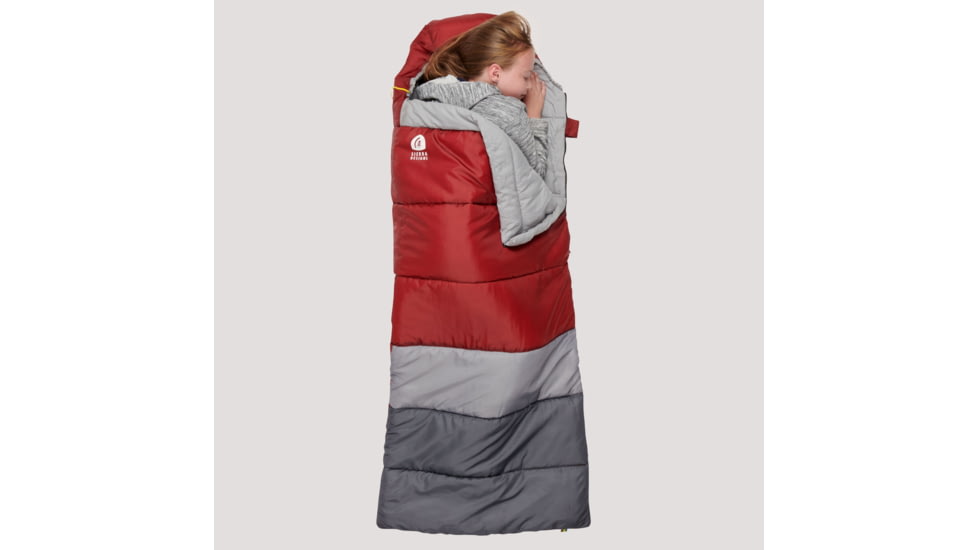Sierra Designs Pika Youth 40 Deg Sleeping Bag, 60in, 77618722