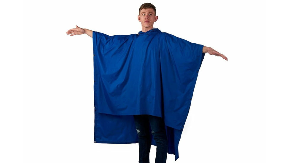 Sierra Designs Poncho, True Blue, Small/Medium, 4593320TB-S/M