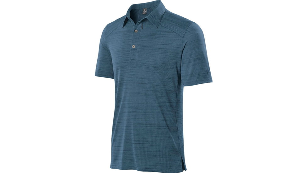 Sierra Designs Short Sleeve Pack Polo - Men's-Blue Ashes-Small