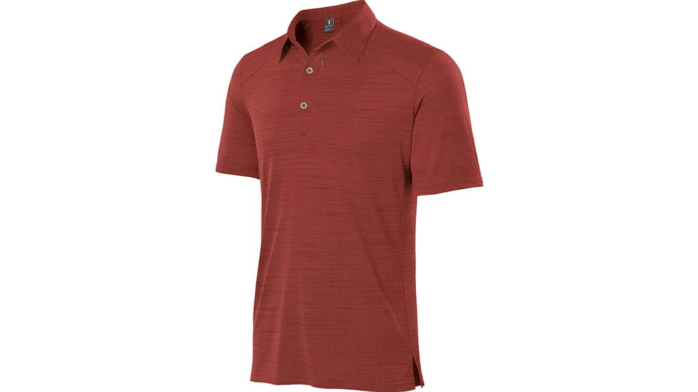 Sierra Designs Short Sleeve Pack Polo - Men's-Brick Red-Small
