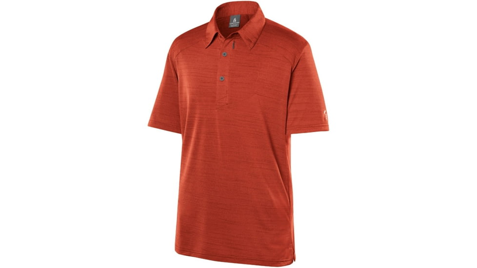 Sierra Designs Short Sleeve Pack Polo - Mens-Flame-Medium