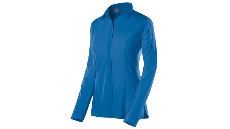 Solar Wind Long Sleeve Shirt - Womens-French Blue-Small