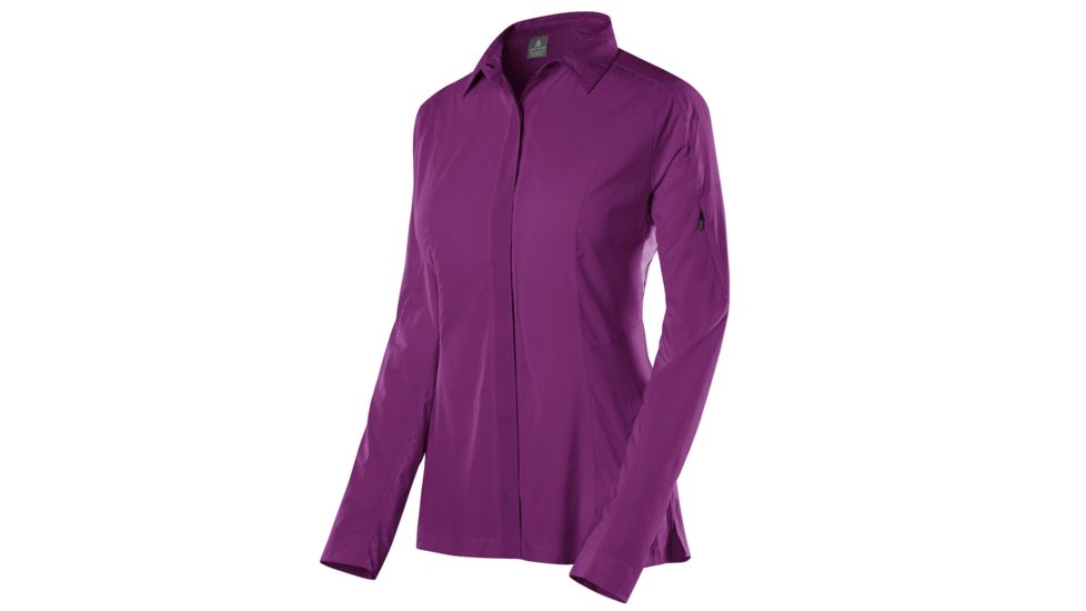 Solar Wind Long Sleeve Shirt - Womens-Lilac-Small