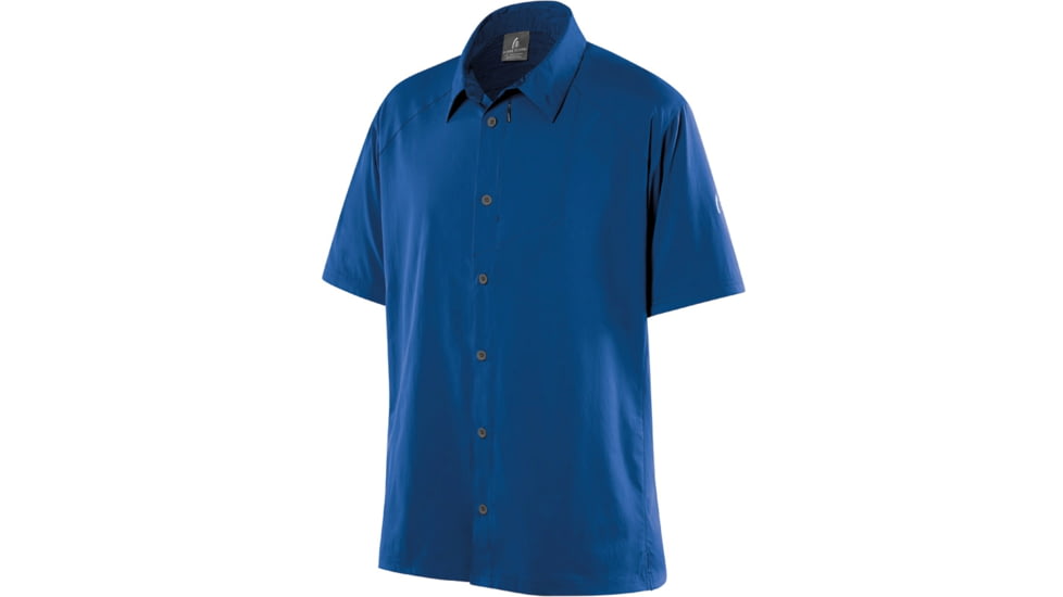 Sierra Designs Stretch Wind Shortsleeve Shirt-Men's-Large-True Blue