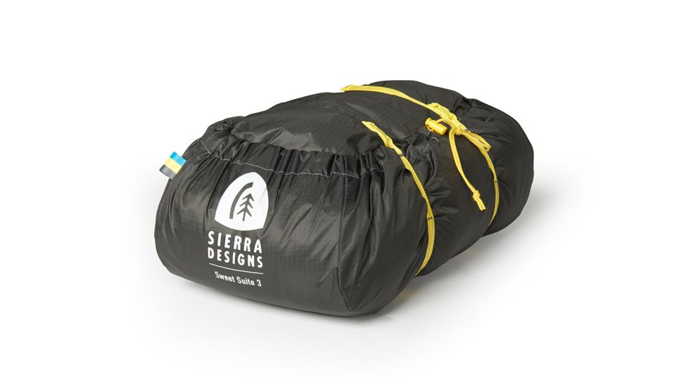 Sierra Designs Sweet Suite FL 3 Tent - 3 Person, 3 Season-Yellow/Blue