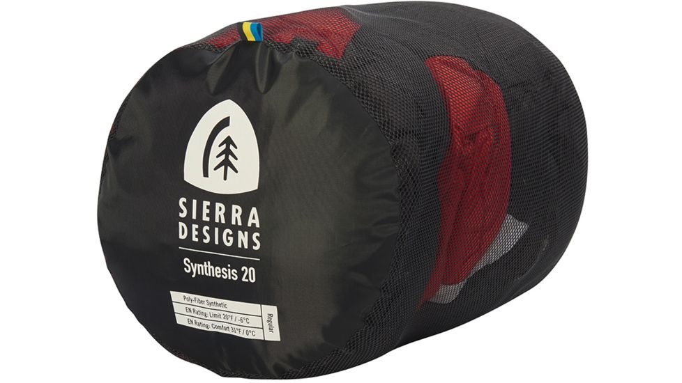 Sierra Designs Synthesis 20 Degrees Sleeping Bags, Regular, 90613619R
