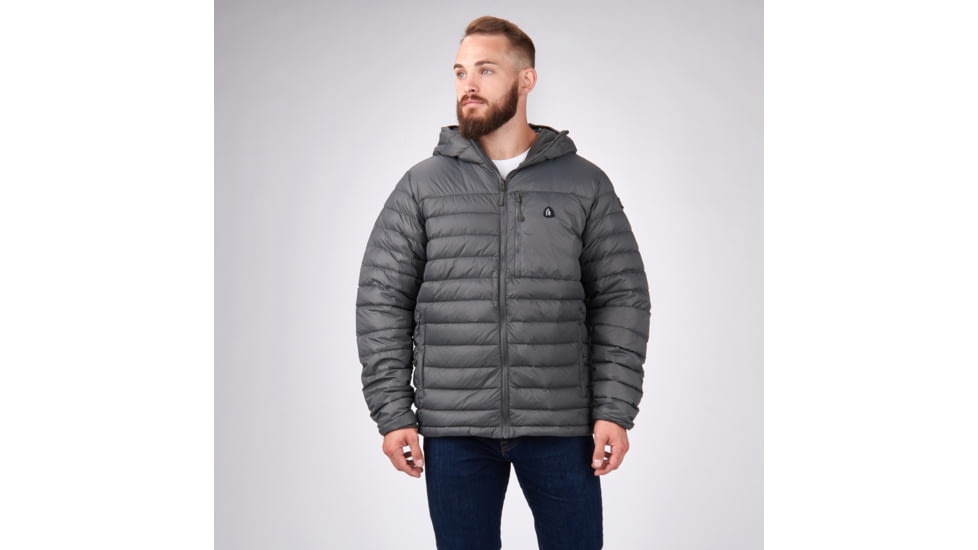 Sierra Designs Whitney Down Hoodie - Mens, Gun Metal, Small, 22551522GM-SM