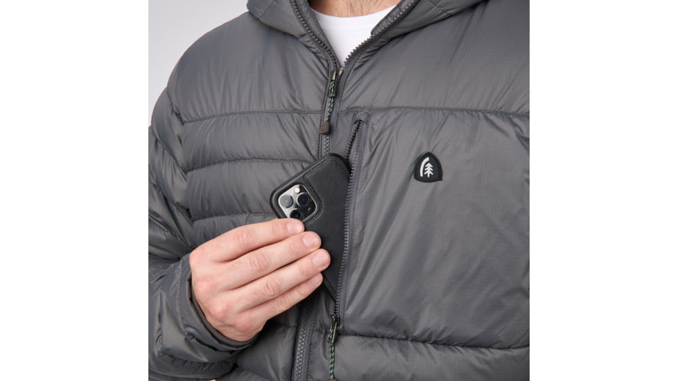Sierra Designs Whitney Down Hoodie - Mens, Gun Metal, Small, 22551522GM-SM