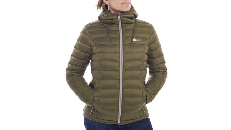 Sierra Designs Whitney Dridown Hooded Jacket - Mens, Olive/Black, Medium, 2551519OV-MD