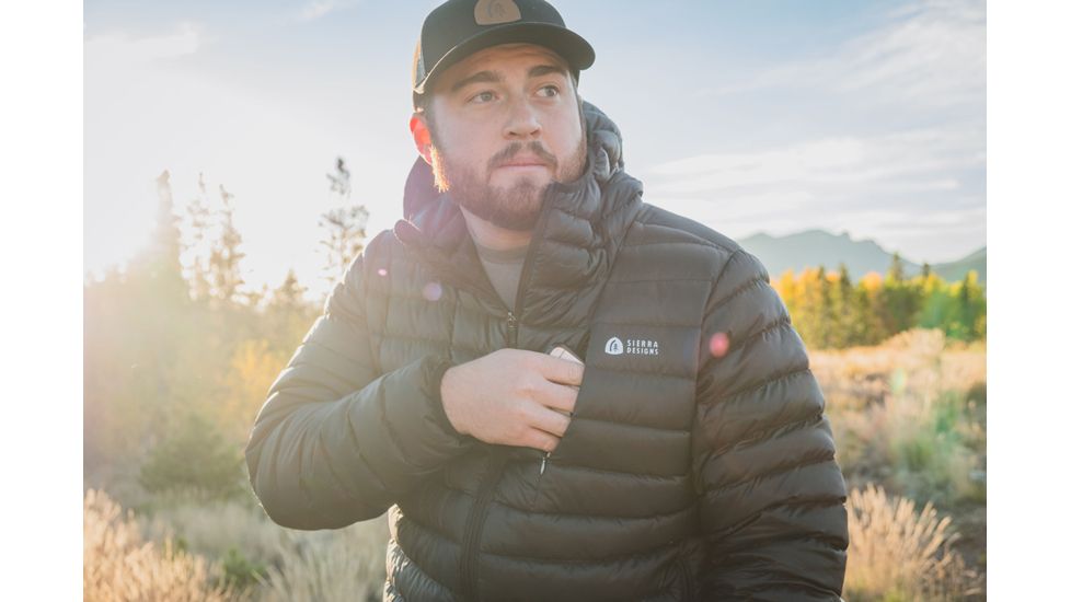 Sierra Designs Whitney Jacket-Men's, Black/Black, XL 2551518BK-XL