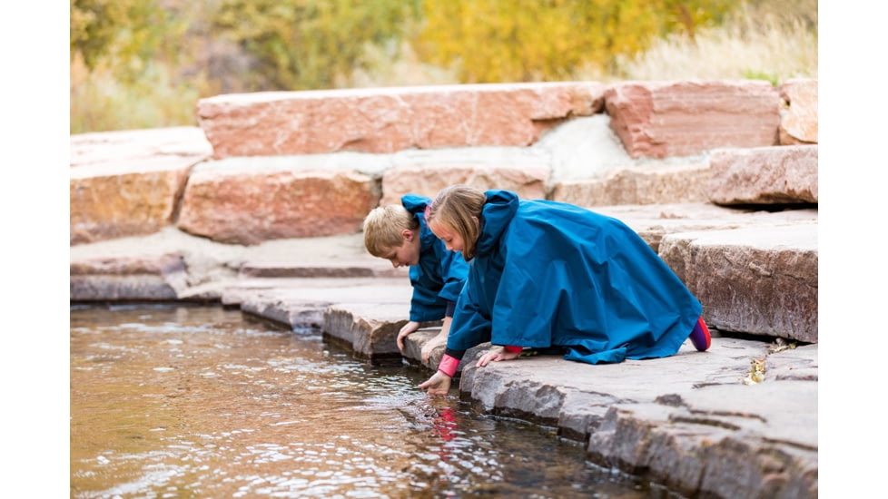 Sierra Designs Youth Poncho, Blue, 979400020T