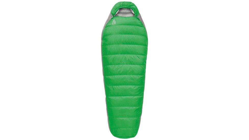 Zissou Plus Sleeping Bag 700 Duck DriDown 2 Season-Online Lime/Sleet Grey-Regular