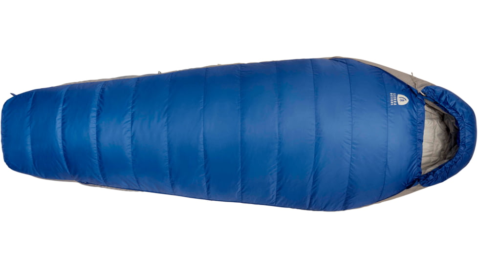 Sierra Designs Zissou Plus Sleeping Bag 700 Fill Duck DriDown - 4 Seasons-True Blue-Short-Left