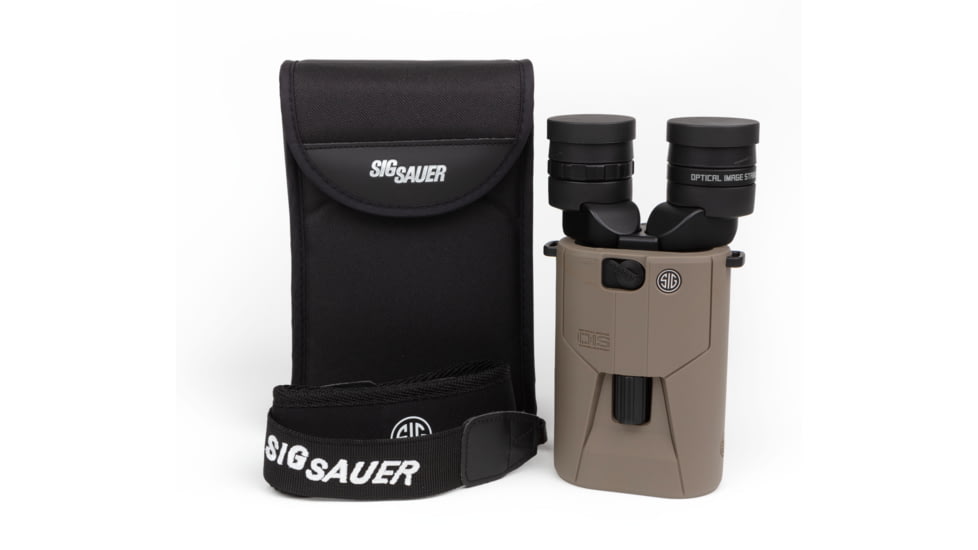 SIG SAUER ZULU6 HDX OIS 16x42mm Schmidt-Pechan Prism Binocular, FDE, SOZ6WP16
