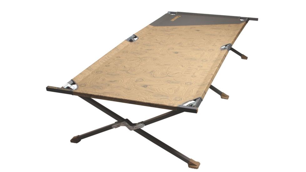 Coleman Signature Big - N - Tall Oversized Cot, Supports Up to 600 lbs,  For people up to 6 ft 8 in Tall, Topo Print, 84 x 35 x 16.5 in 2000023591