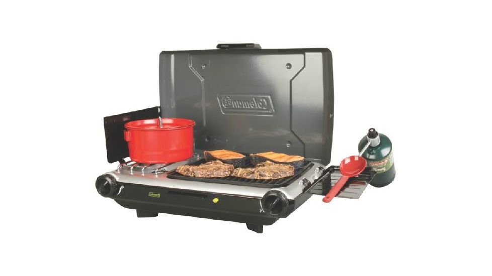 Coleman Signature Camp Propane Grill/Stove  Plus 2000022344