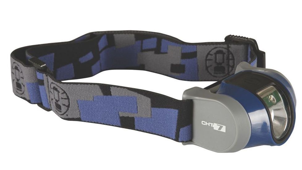 Coleman Signature CHT-7 70L Headlamp, 3AAA Batteries, Blue / Gray 2000012260