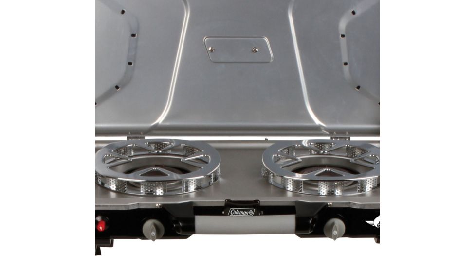 Coleman Signature Fyre General 2-Burner Hyperflame Camping Stove, Black 2000017465