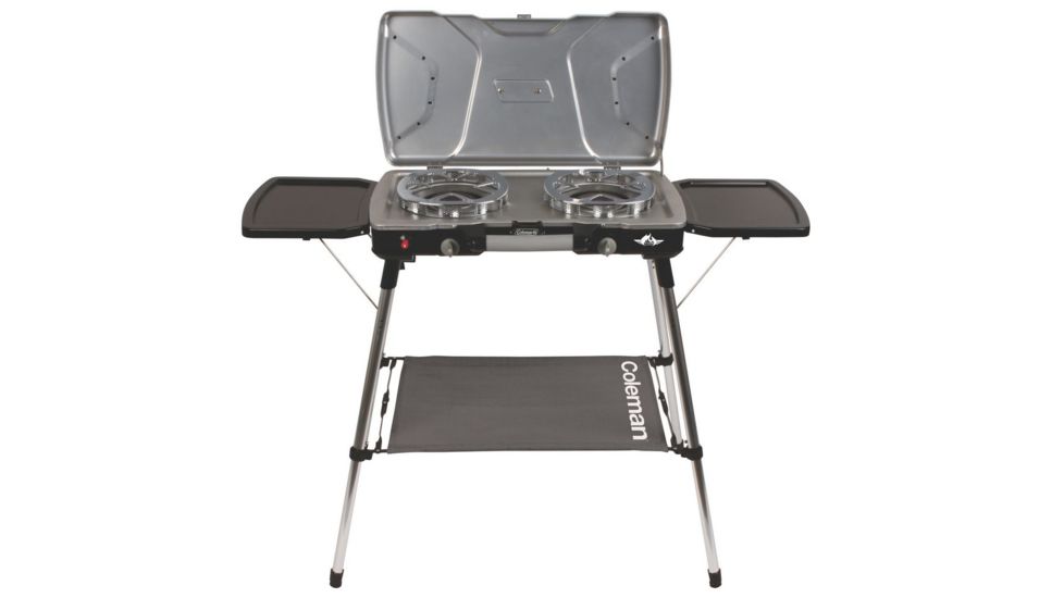 Coleman Signature Fyre General 2-Burner Hyperflame Camping Stove, Black 2000017465