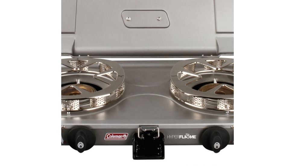 Coleman Signature Fyrechampion 2-Burner Propane Camping Stove, Gray 2000020105