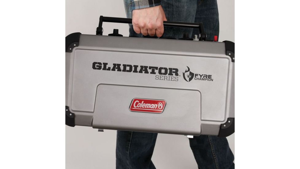 Coleman Signature Fyrechampion 2-Burner Propane Camping Stove, Gray 2000020105