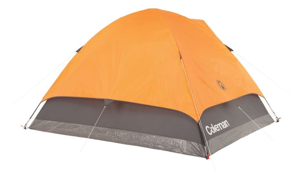 Coleman Signature Moraine Park 4-Person Fast Pitch Dome Tent W/ Rainfly, Gray, 9 x 7 ft 2000018086